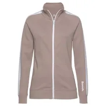 bench. loungewear Sweatjacke Damen beige-weiß Gr.44/46
