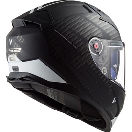 LS2 Vector II Splitter Helm, schwarz-weiss, Größe XL
