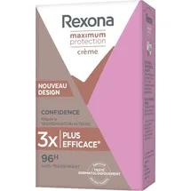 Rexona Maximum Protection Confidence Antitranspirant, Deocreme & 45.0 ml