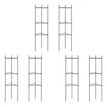 vidaXL Tomatenkäfige 6 Stk. 116 cm Stahl und PP