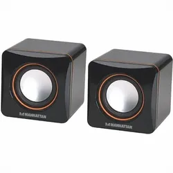 Manhattan 2600 Lautsprechersystem, USB, kompakt, 2 Lautsprecher