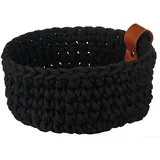 Asa Selection Korb Baskets Ø 20 cm Baumwolle Schwarz M (Medium)