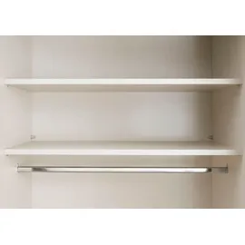 STAUD Schwebetürenschrank Includo Glas 298 x 222 x 68 cm Weiß