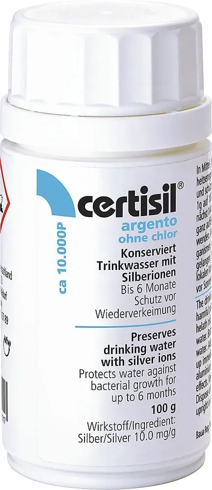 Certisil Trinkwasserreiniger Argento Pulver     