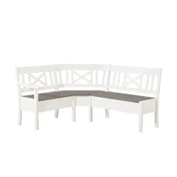 maison bleue Truheneckbank  massiv Florian ¦ weiß ¦ Maße (cm): H: 93