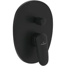 Villeroy & Boch Antao Unterputz-Einhebel-Armatur für Wanne & Dusche Wandmontage Matt Black TVT111001000K5