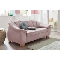 2,5-Sitzer SIT & MORE "Santo", rosa (rose), B:201cm H:82cm T:93cm, Sofas, mit Federkern