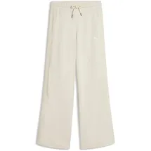 Puma HER High-Waist Wide-Leg Hose Alpine Snow/Weiß XL