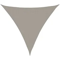 VidaXL Sonnensegel 160 g/m2 Dreieckig Hellgrau 3x3x3 m HDPE