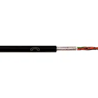 Lapp 1591028/100 Telefonkabel A-2YF(L)2Y Schwarz 100m
