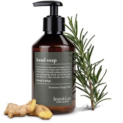 Jean & Len Handseife Rosemary Ginger, reinigt beanspruchte Hände, für die tägliche Anwendung 250 ml