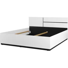 otto home Schlafzimmer-Set OTTO HOME "Cross, moderne, grifflose Optik, FSC-zertifiziert", weiß, 2trg. Schrank + ohne Matratze, B/H: 180cm x 200cm, 2trg. Schrank, Schlafzimmermöbel-Sets, Komplettschlafzimmer-Set