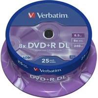 Verbatim 43757 DVD+R 8.5GB, 8X SP25