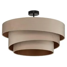 LINDBY Jusari 3-flg. creme Textil Ø 56 cm