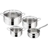 Tefal Jamie Oliver Cook Smart Topf-Set 7-tlg. 3 x Kochtopf + Stielkasserolle