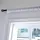 Gardinenbox Fadengardine, Shanghai HxB 230x100 cm, Weiß, Lurex