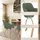 hjh living Polsterstuhl Scandi Soft Polyester salbei