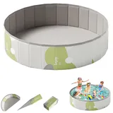 hundepool klein,hundepool 80x20,planschbecken Hund,Hunde Pool groß,Dog Pool for Large Small Dogs,Foldable Dogs Cats Pool Paddling Pool,Thickened PVC Dog Bathtub,Portable Dog Paddling Pool -A||80CM
