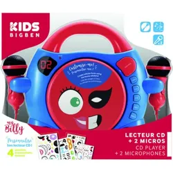 BIGBEN AU355246 CD-Player CD59 Boy mit 2 Mikrofonen