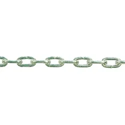 Stahlkette DIN 766-A 6x18 Rostfrei 30m - silber