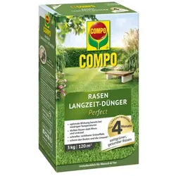 COMPO Rasen Langzeit-Dünger Perfect 3 kg für 120 m2