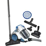 Hanseatic Bodenstaubsauger »VC-T4020ES-2«, 650 W, beutellos, Zyklonentechnologie für hohe Saugkraft, Teleskoprohr höhenverstellbar, silberfarben