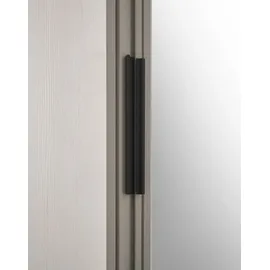 furn.design Schiebetürenschrank Stove 201 x 209 x 63 cm Weiß/Anthrazit