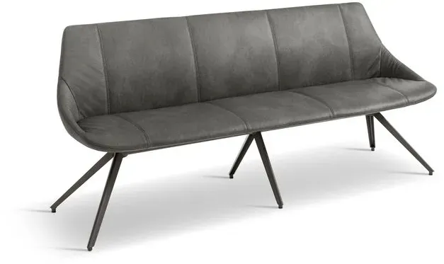 bert plantagie Bank Maple Leder Marrongrey