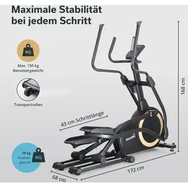 Skandika Crosstrainer Carbon P25-G