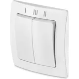 LUNOS Schalter bedruckt 5/W2U - Weiß