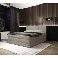 Roller Boxspringbett - creme - H2/H3 - inklusive Topper