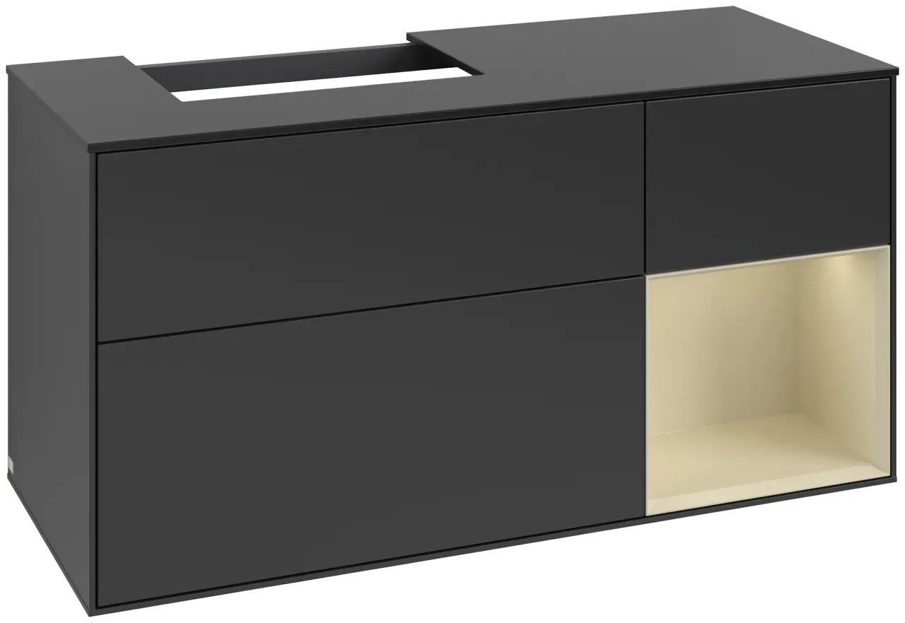 Villeroy & Boch Waschbeckenunterschrank Finion F15 1200x603x501mm m Bel FK/RE/AP: PD/HJ/2 F152HJPD