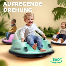 aiyaplay 12V Kinder Elektroauto Autoscooter grün (1-tlg)