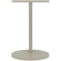 [en.casa] Beistelltisch, Holeby 56 x Ø 38 cm Sandsteinfarben (38 x 56 cm)
