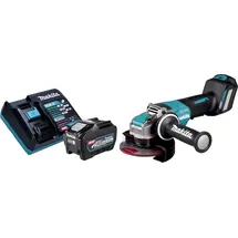 Makita GA 044 GT101 Akku Winkelschleifer 40 V max. 125 mm X-LOCK Brushless + 1x Akku 5,0 Ah + Ladegerät