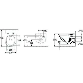 Villeroy & Boch Subway 3.0 Wand-WC mit TwistFlush, 4670T001