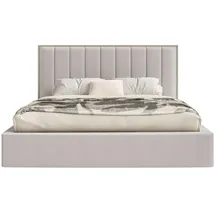 Selsey Polsterbett, Taupe, Textil, 2-Sitzer, 140x200 cm, Schlafzimmer, Betten, Polsterbetten