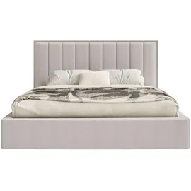 Selsey Polsterbett, Taupe, Textil, 2-Sitzer, 140x200 cm, Schlafzimmer, Betten, Polsterbetten