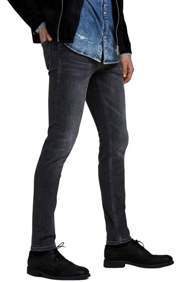 Jack & Jones 5-Pocket-Jeans Slim Fit Jeanshose in schwarz schwarz W29 L32
