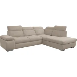 werk2 Eckcouch Cord 2-Sitzer Beige