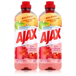 AJAX Ajax Allzweckreiniger Hibiskusblütenduft 1L – 100% Reinigungskraft (2e Allzweckreiniger