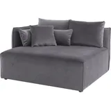 andas Ottomane »Nöre«, kurzes Lounge-Modul - zum Zusammenstellen, Breite 138 cm, Tiefe 128 cm grau