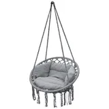 Spetebo Relax Hängesessel 80 cm - Hängekorb für Innen und Außen