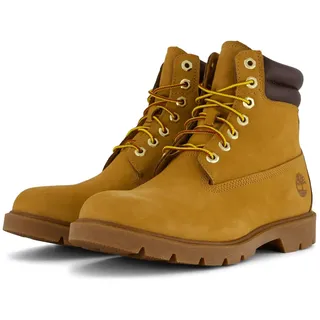 Timberland Uomo 6 Inch WR Basic Schuhe, Braun (Wheat/Nubuck), 45 EU