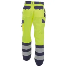 DASSY Lancaster Warnschutzhose 245g - neongelb/zementgrau