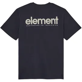 Element T-Shirt ELEMENT "Lowcase Bp", Herren, Gr. XS, schwarz (off schwarz), Obermaterial: 100% Baumwolle., Shirts T-Shirt