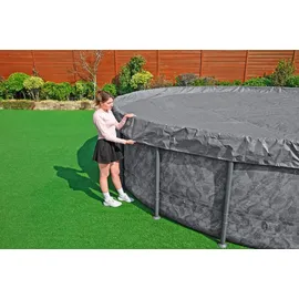 BESTWAY Abdeckung grau 549 cm