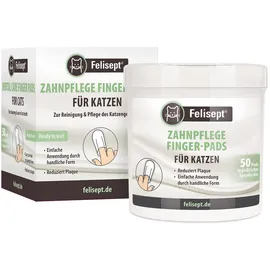 Felisept Zahnpflege Finger-Pads für Katzen 50 Stück