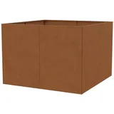 Floraworld Hochbeet Cortenstahl 100 x 100 x 70 cm