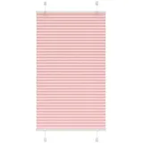 vidaXL Rollo Plissee Rosa 80x100 cm Stoffbreite 79,4 cm Polyester, vidaXL rosa 80 cm x 100 cm